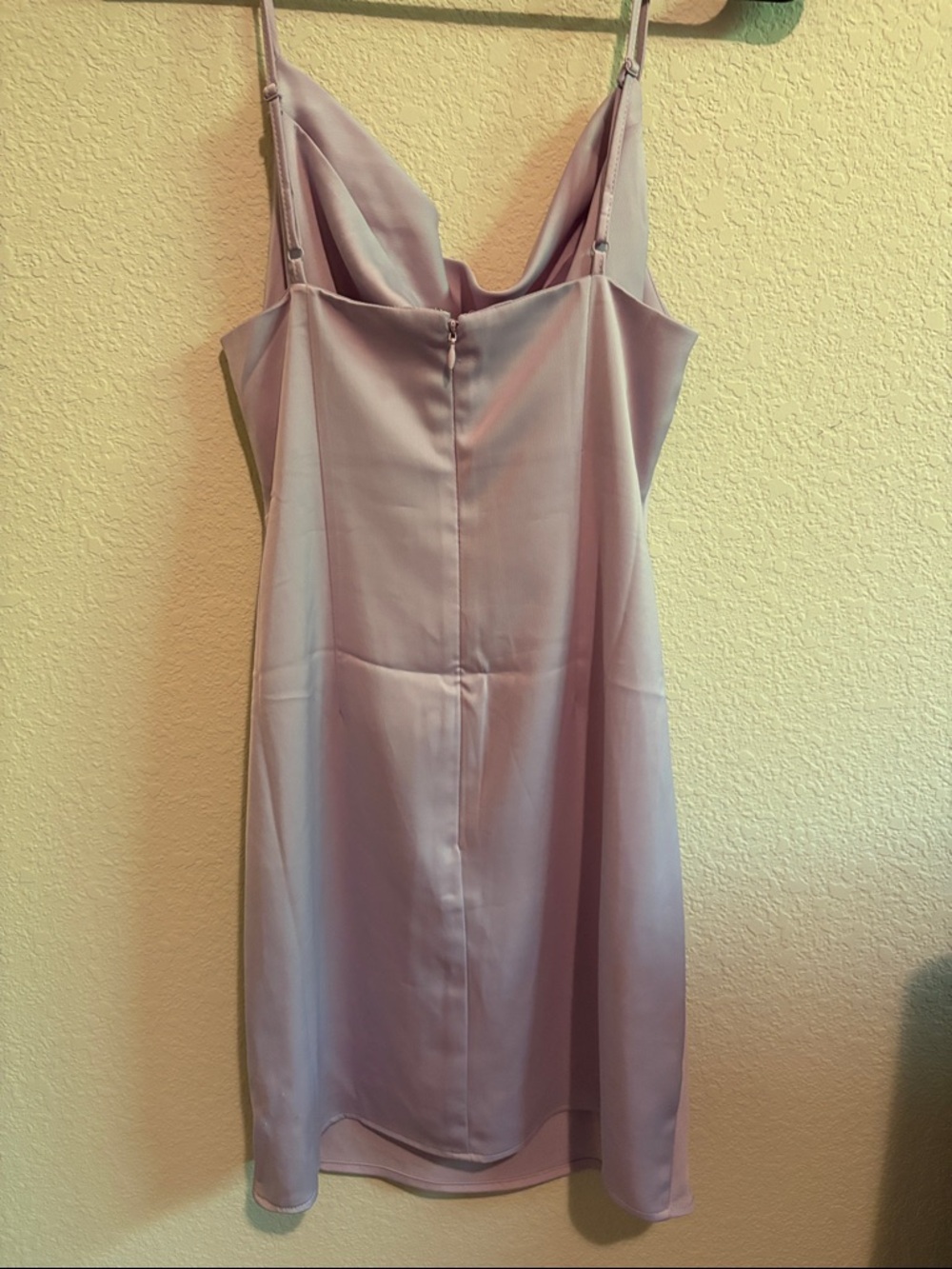 Urban Outfitters Lavender Satin Cowl Mini Dress NWT - Picture 3 of 5
